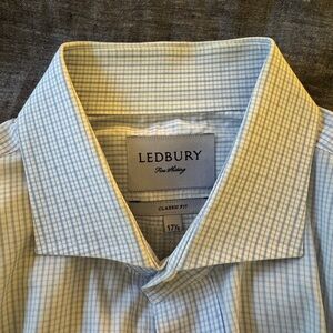 Men's Blue Checkered Shirt